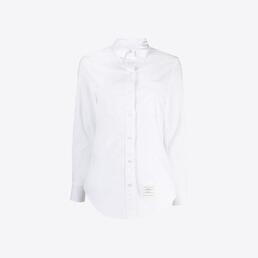 톰브라운 여성 클래식 포인트 칼라 옥스포드 셔츠 (화이트) FLL005A 06177 100