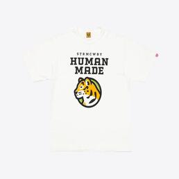 휴먼메이드 타이거 그래픽 티셔츠 #8 (화이트) HM26TE008