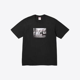 슈프림 남성 크루 96 반팔 티셔츠 (블랙)